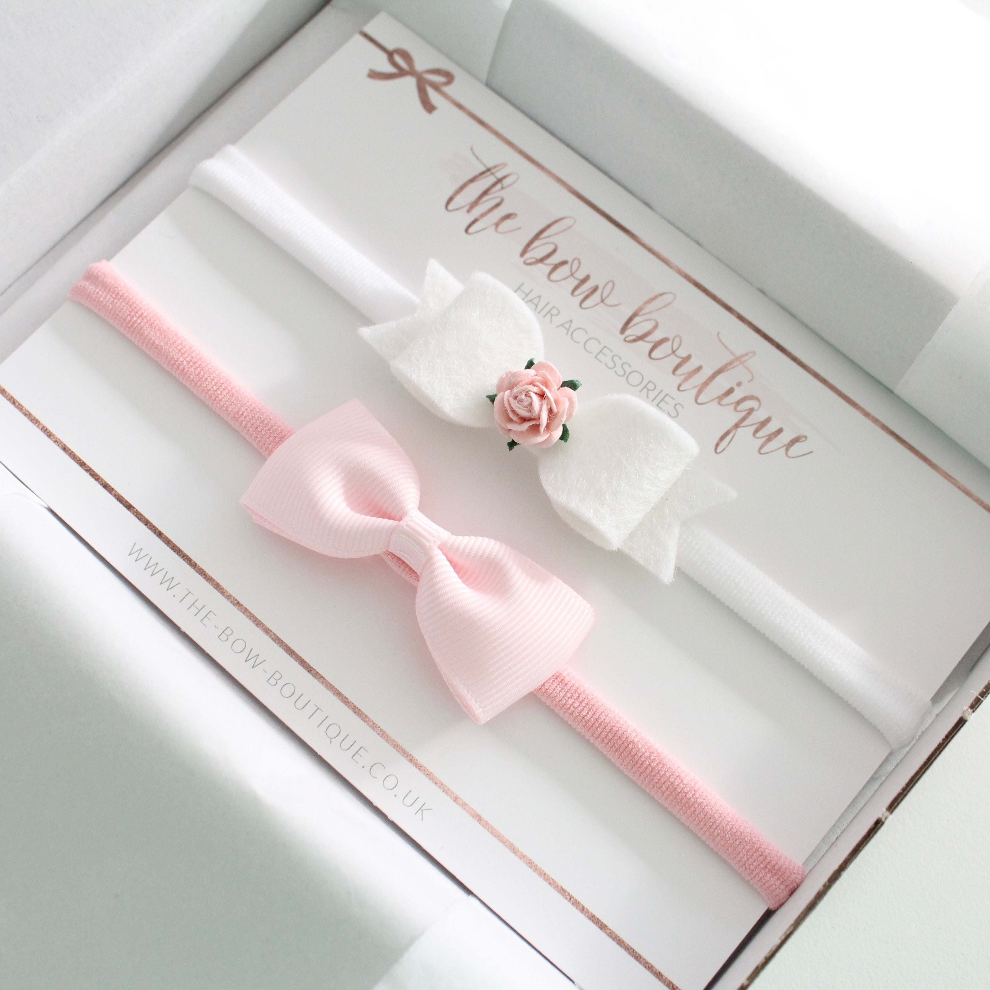 Luxury bow headband set