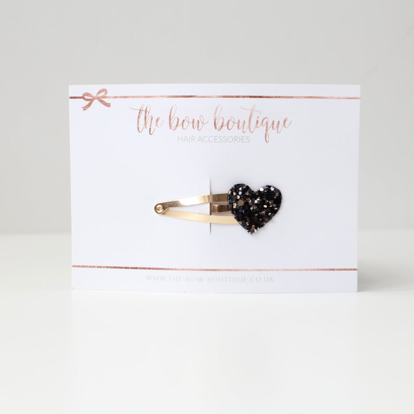 My first glitter heart snappy clip | 20 Colours