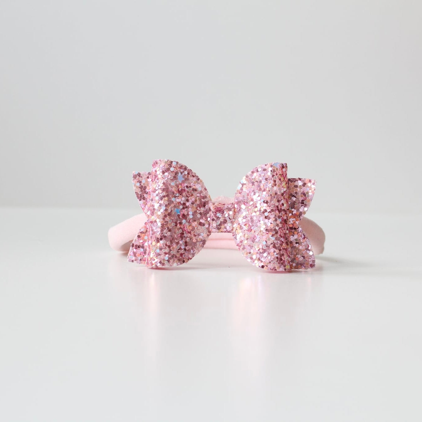 Medium deluxe glitter bows | 20 Colours | Clip or headband