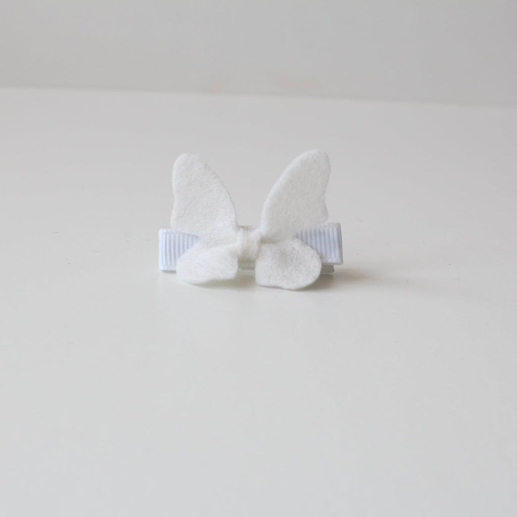 Felt butterflys on lined clip | 26 Colours