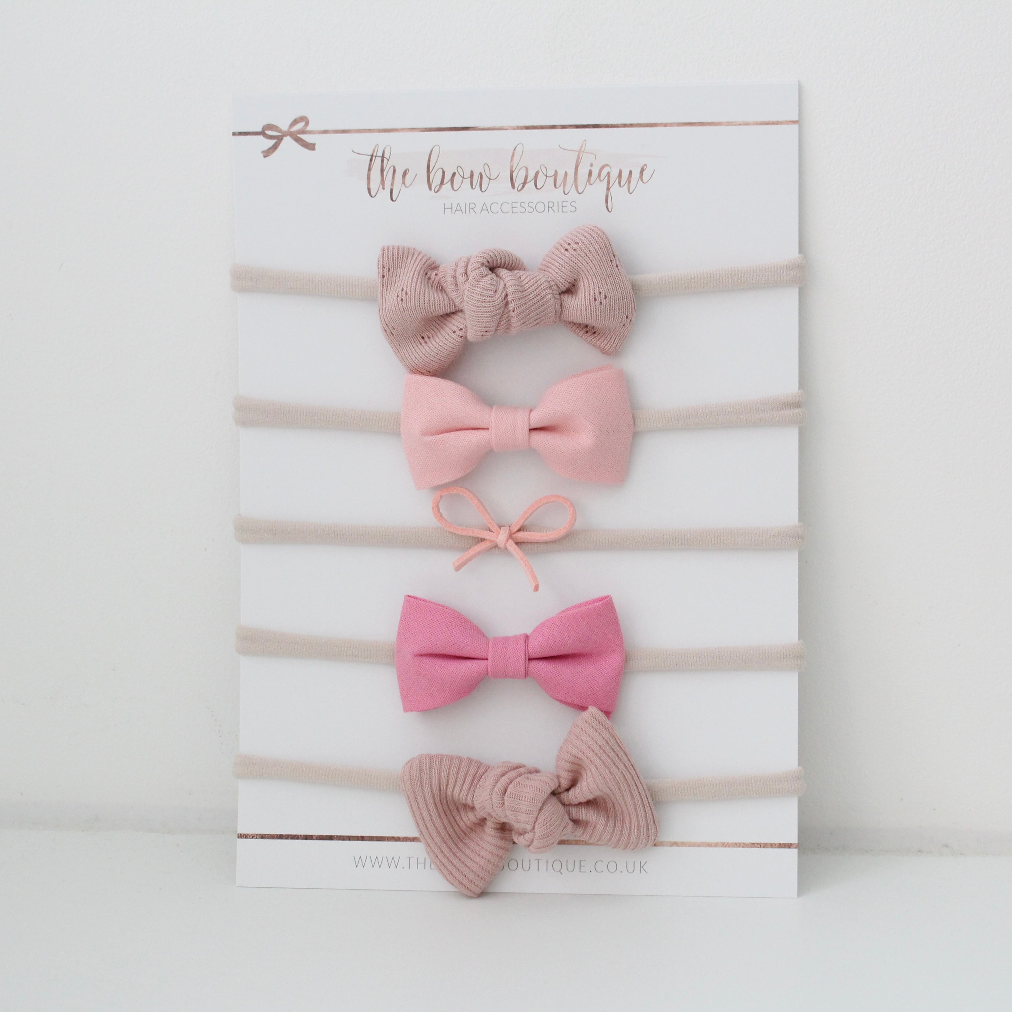 The pink headbands