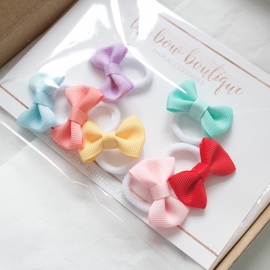 My first rainbow mini pinch set | Clips or bobbles