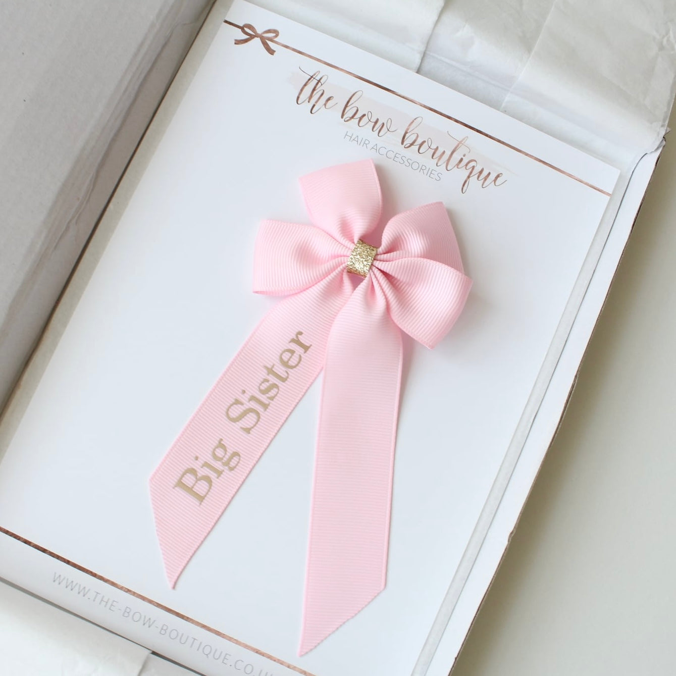 Big sister bows | Double pinch tail hair clip