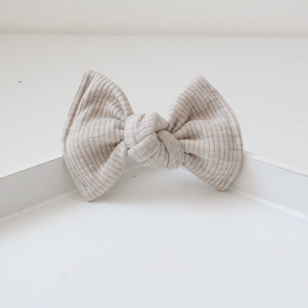 Large jersey ribbed knot bows | 20 Colours