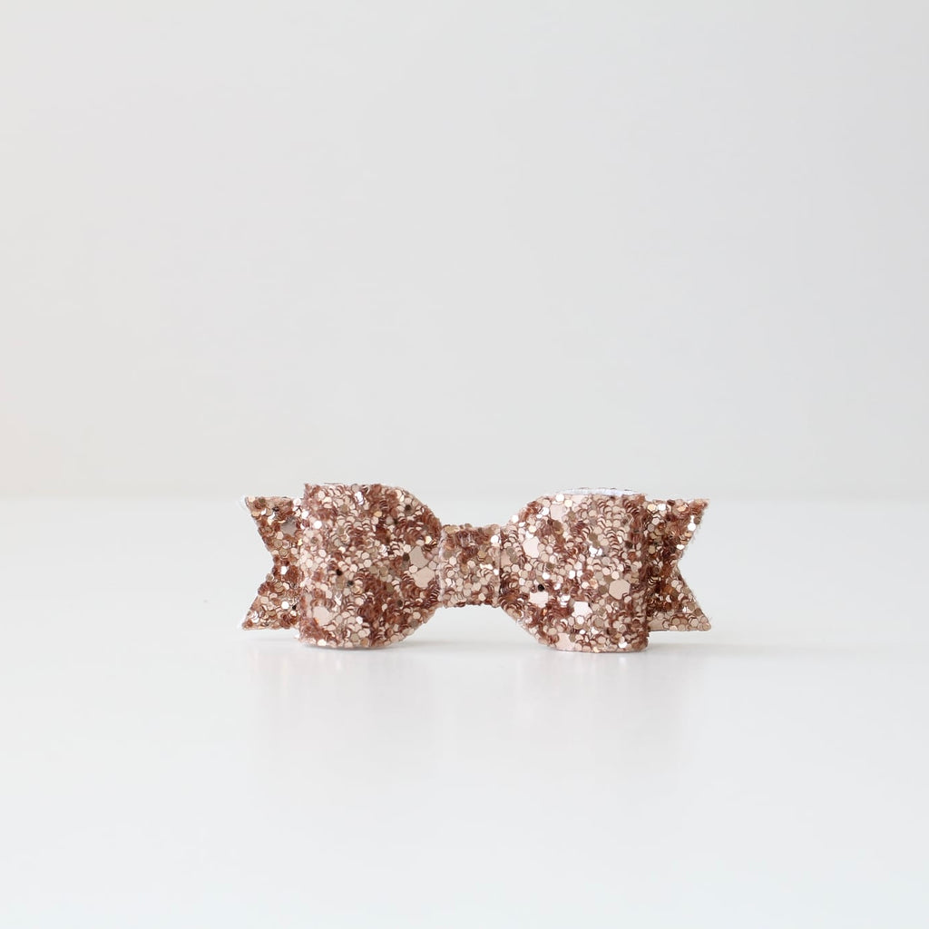 Small glitter bows | 22 Colours | Clip or headband