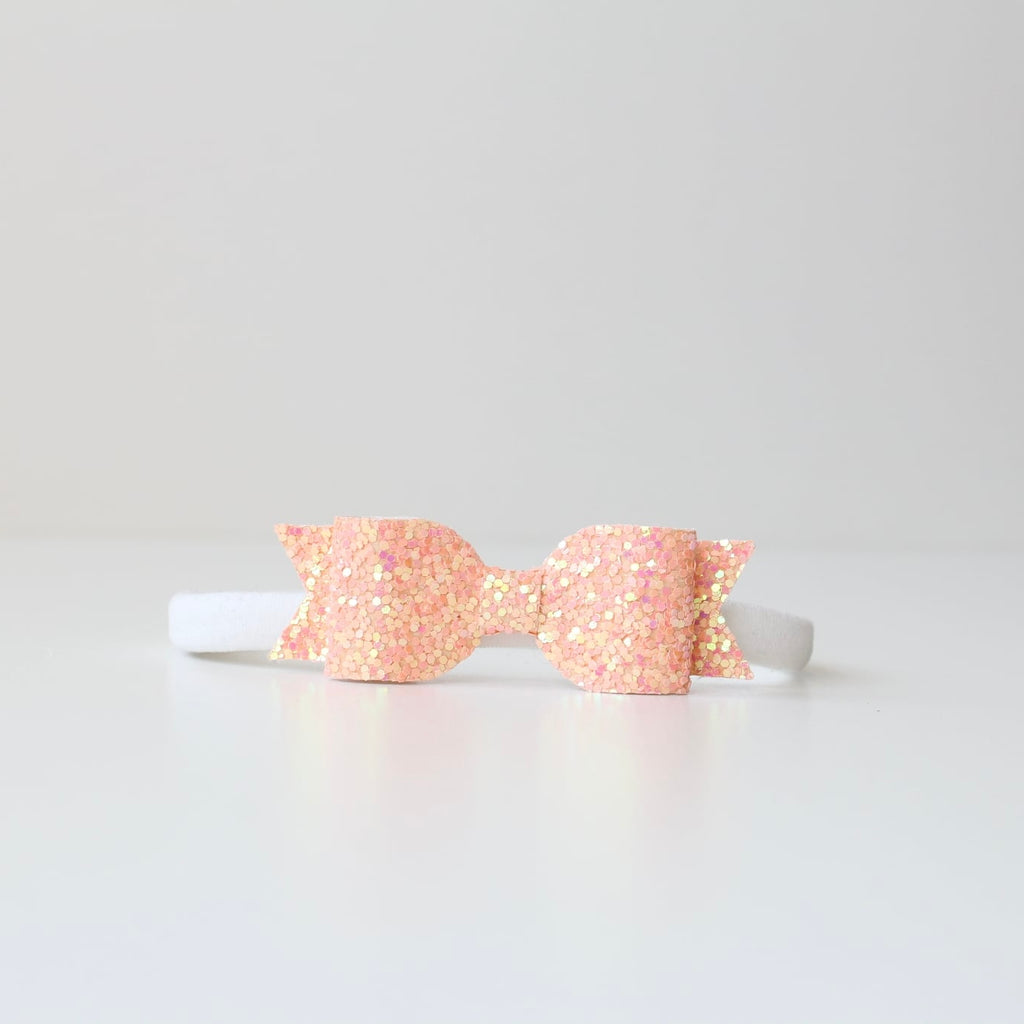 Small glitter bows | 22 Colours | Clip or headband