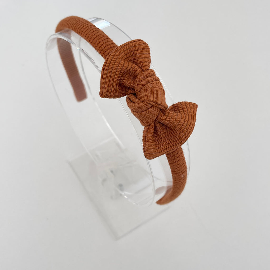 Ribbed knot Alice headband | 23 colours