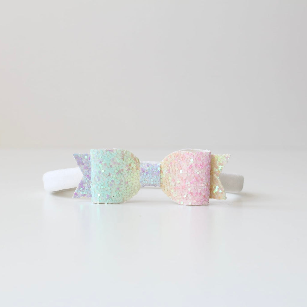Small glitter bows | 22 Colours | Clip or headband
