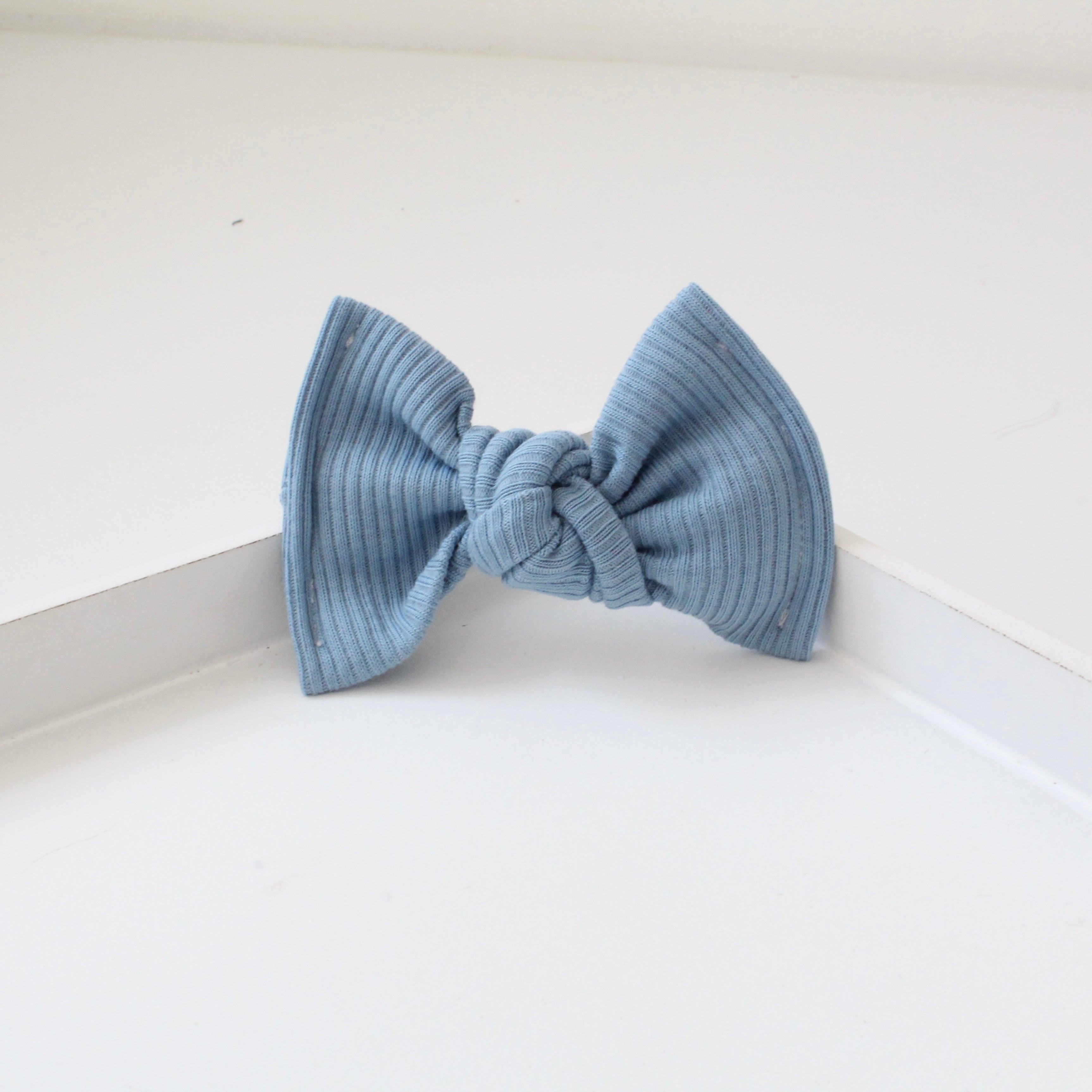 Large jersey ribbed knot bows | 20 Colours