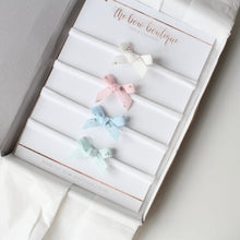 Load image into Gallery viewer, Floral hand tied ribbon bows