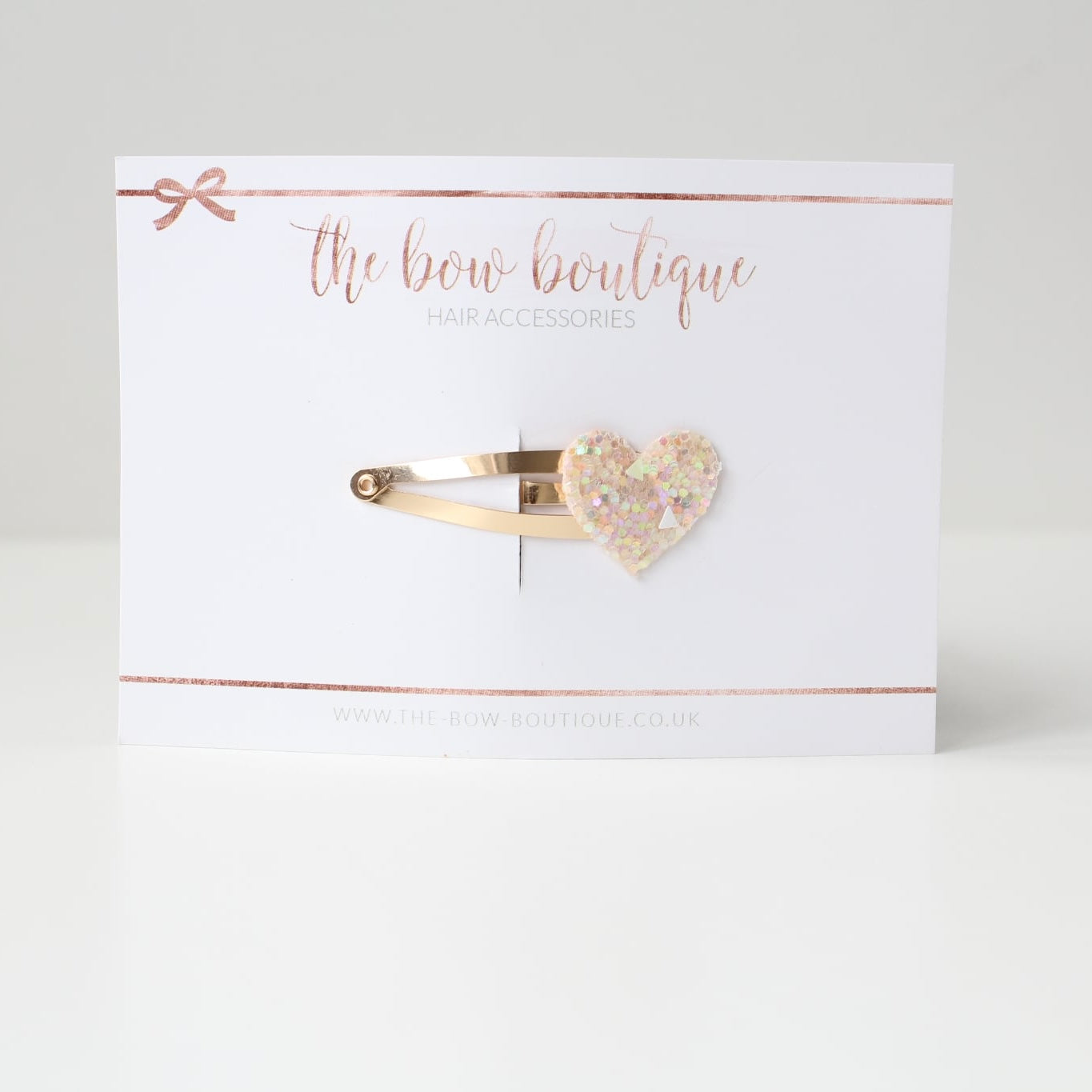 My first glitter heart snappy clip | 20 Colours