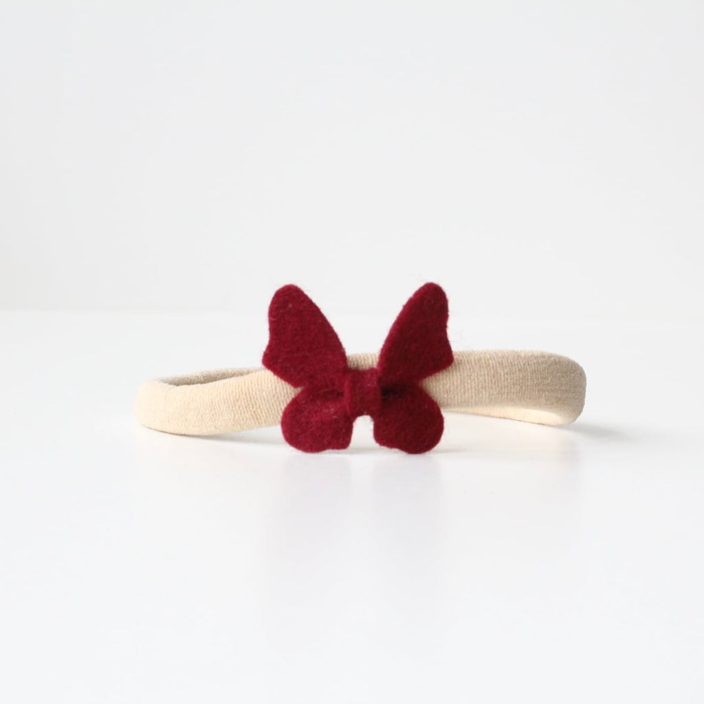 Felt butterflys | 26 Colours | 2 Sizes | Clip or headband
