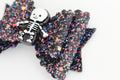 Halloween large skeleton bows - Clip or headband