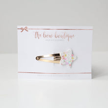 Load image into Gallery viewer, Glitter star snappy clips | 21 colours