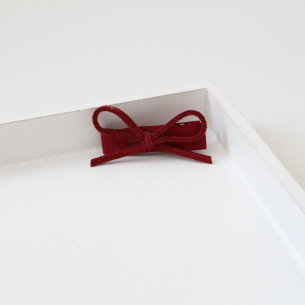 Suede bows | 17 colours