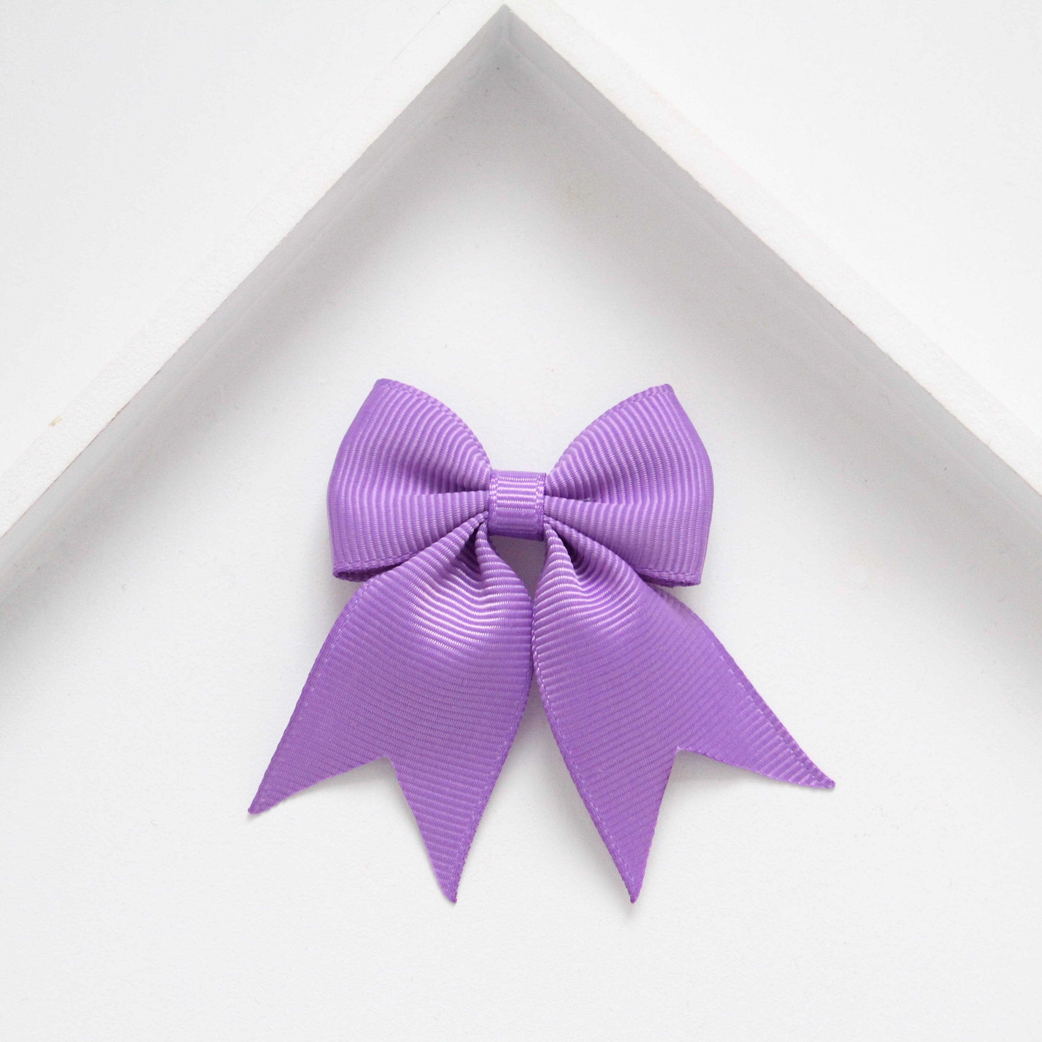 Personalised short tail pinch ribbon clip & bobbles | 34 colours