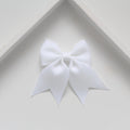 Personalised short tail pinch ribbon | 34 colours | Clip or bobble