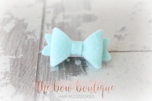 Medium baby felt bows (25 Colours)