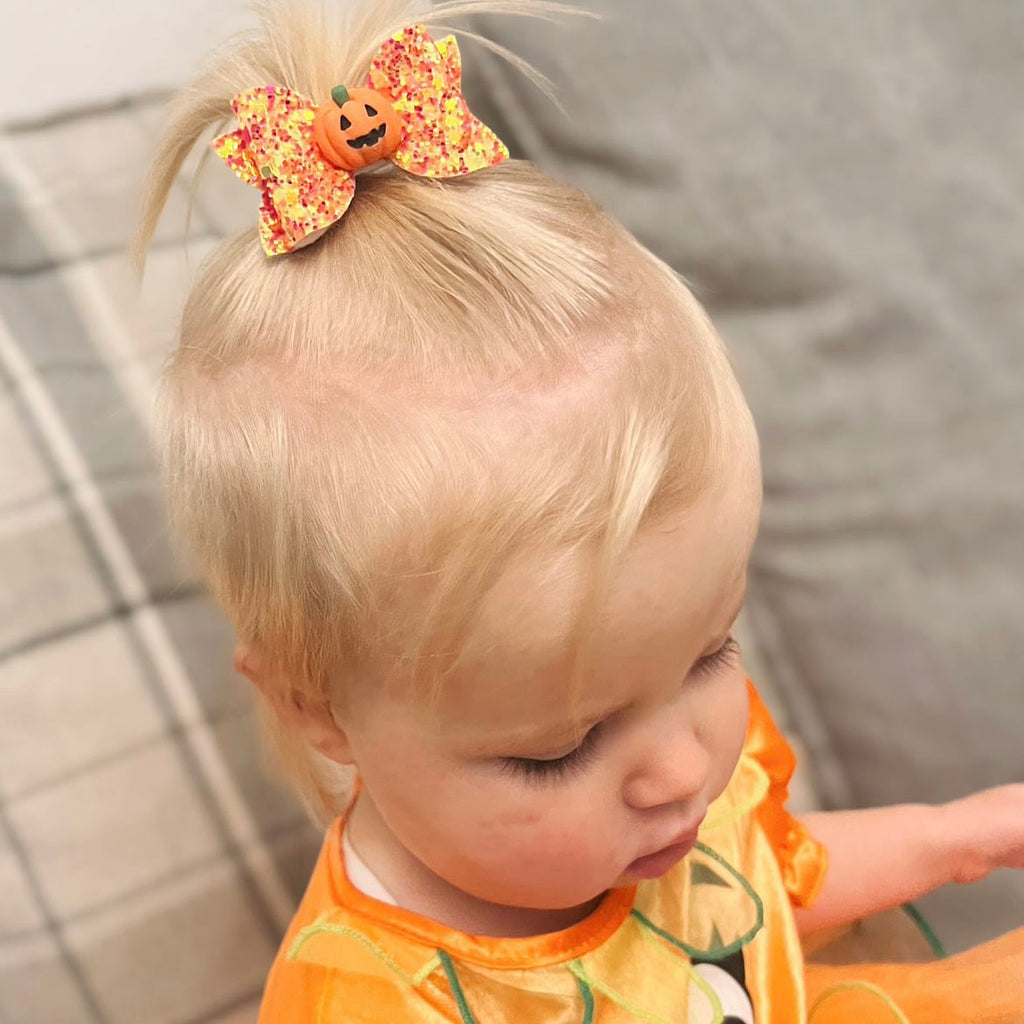 Halloween pumpkin bows