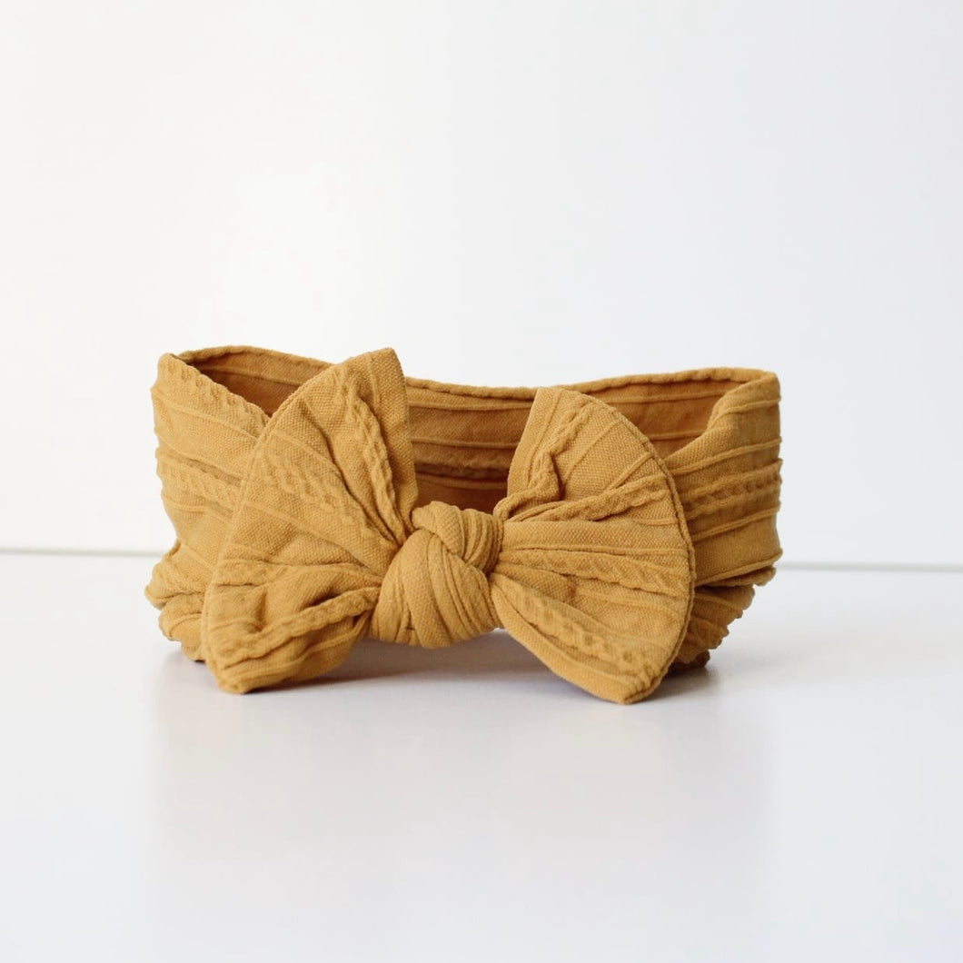 Orchre cable headwrap