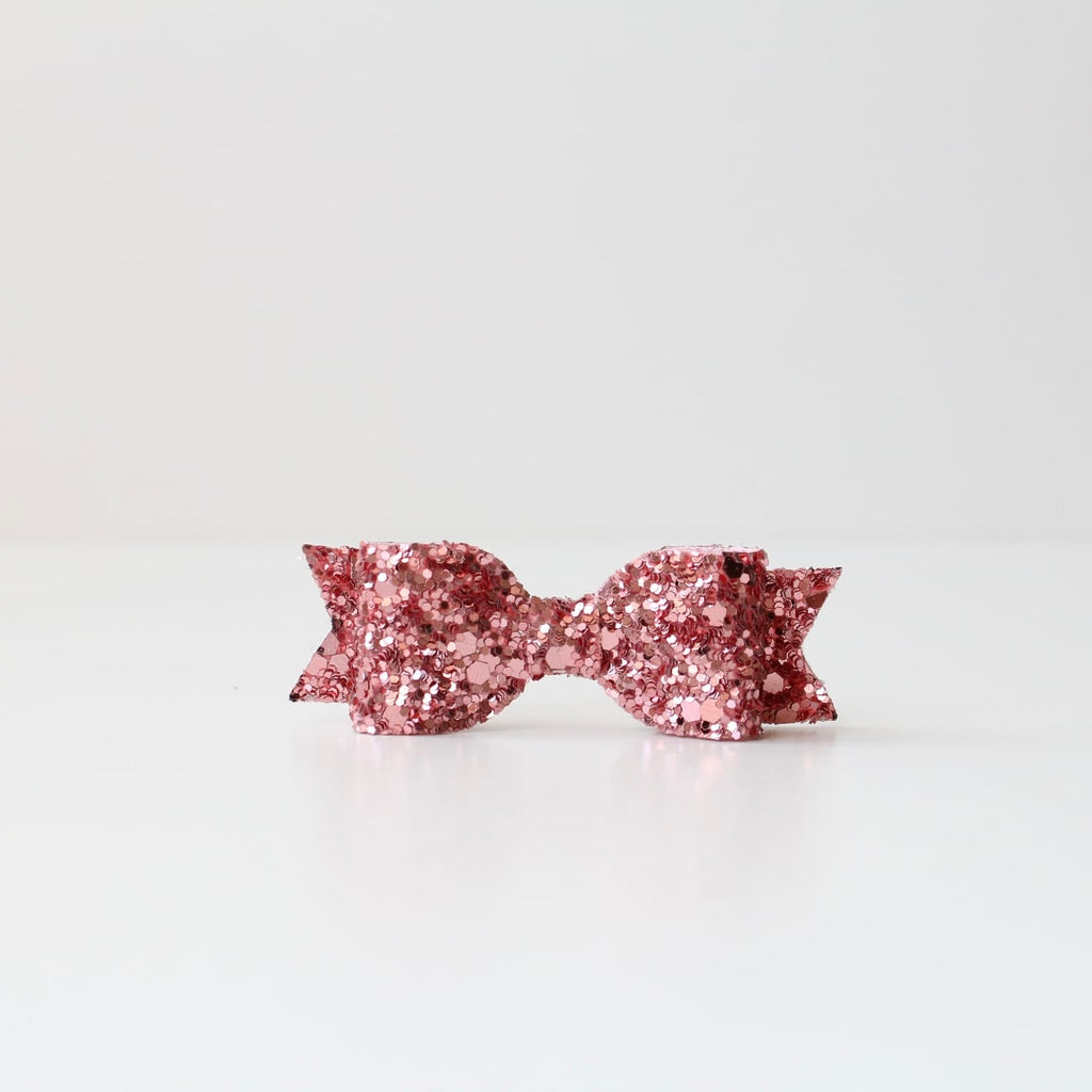 Small glitter bows | 22 Colours | Clip or headband