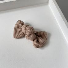 Load image into Gallery viewer, Petite jersey ribbed knot bows - (20 Colours)