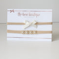 Delicate headband set | Soft beige & cream