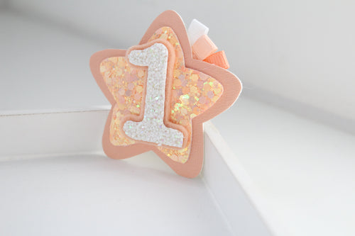 Birthday star clip
