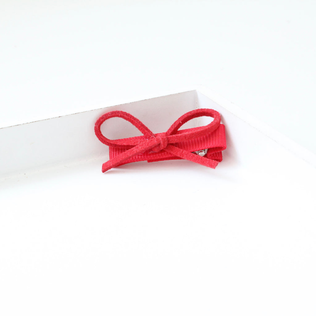 Suede bows | 17 colours