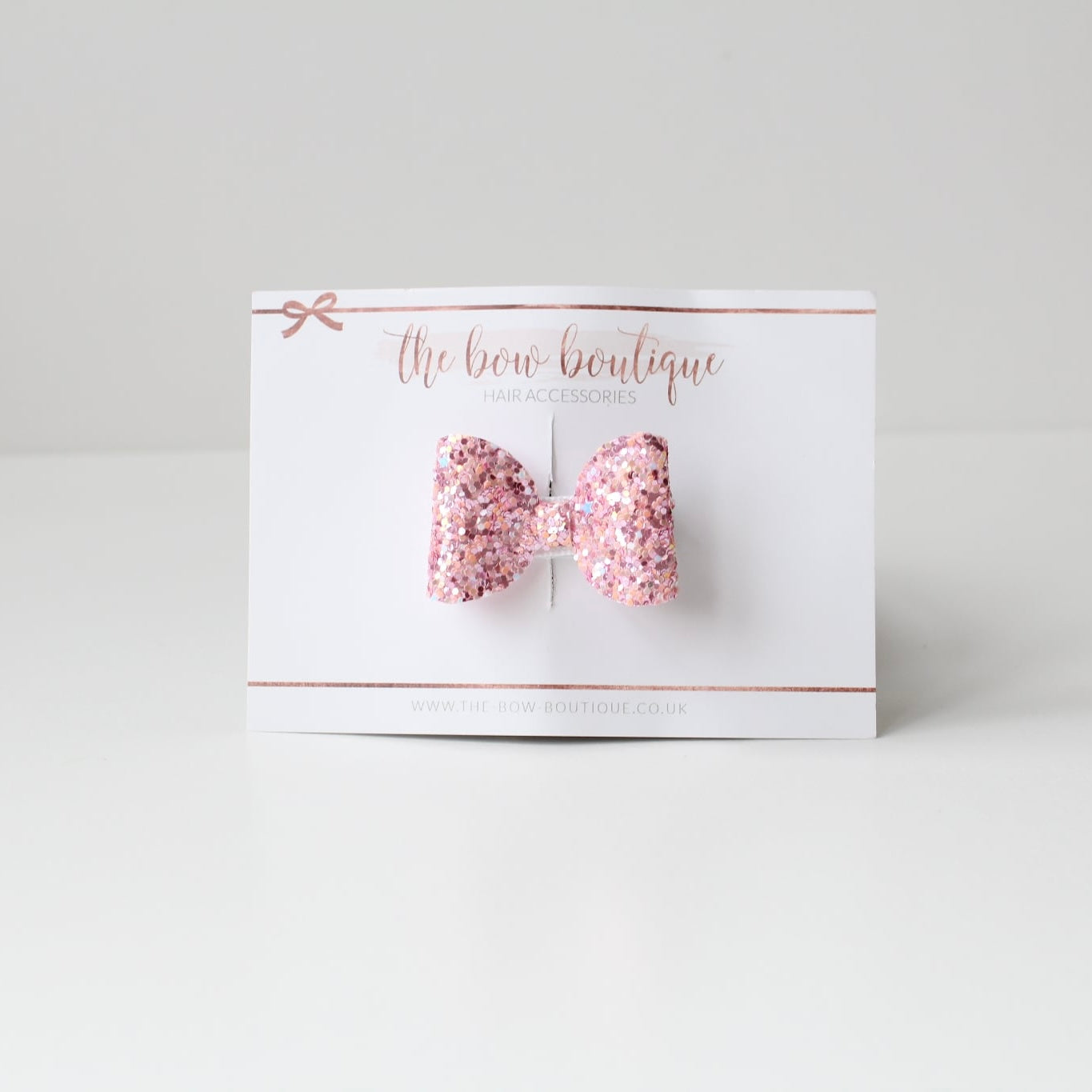 Mini glitter bows | 22 Colours | Clip or bobble