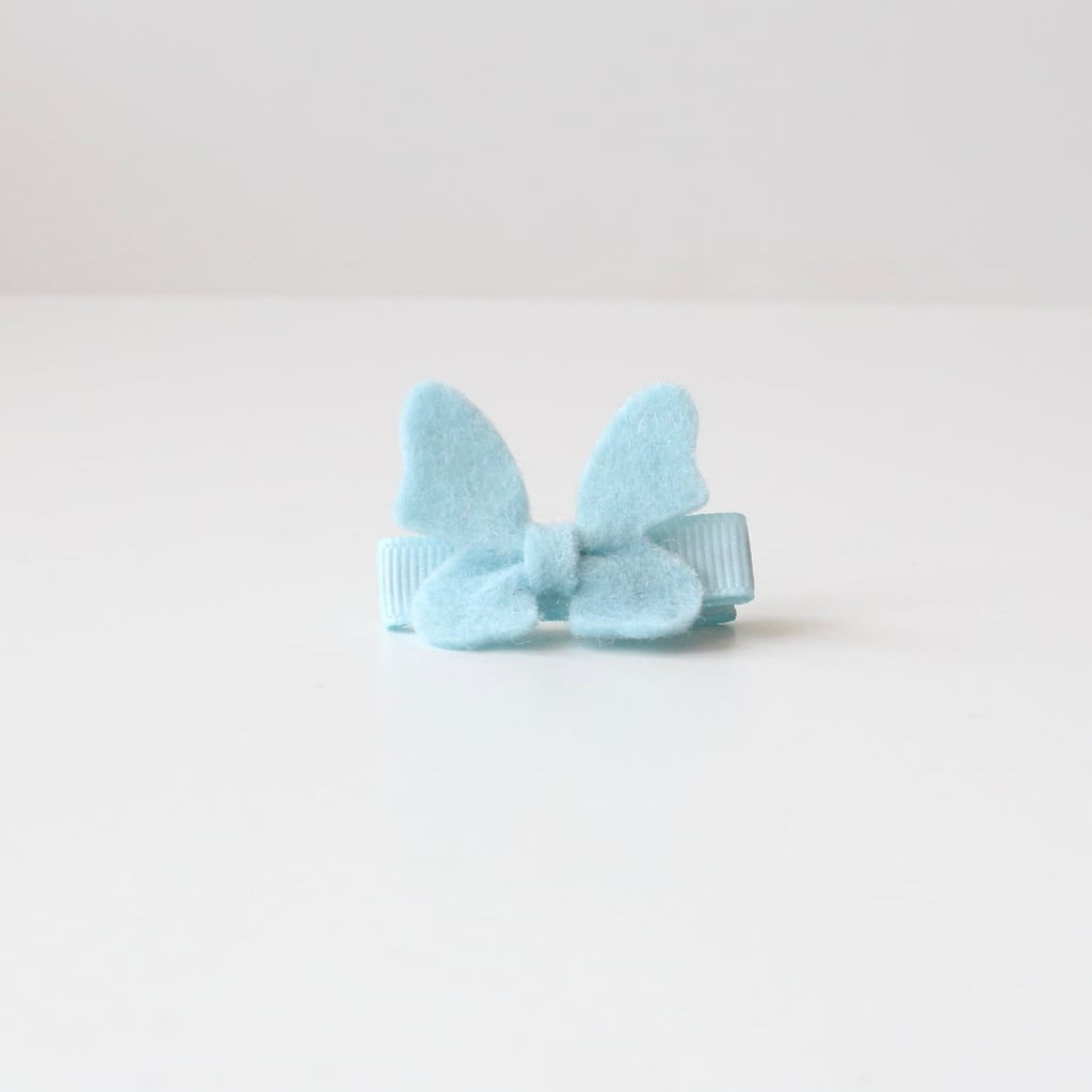 Felt butterflys on lined clip | 26 Colours