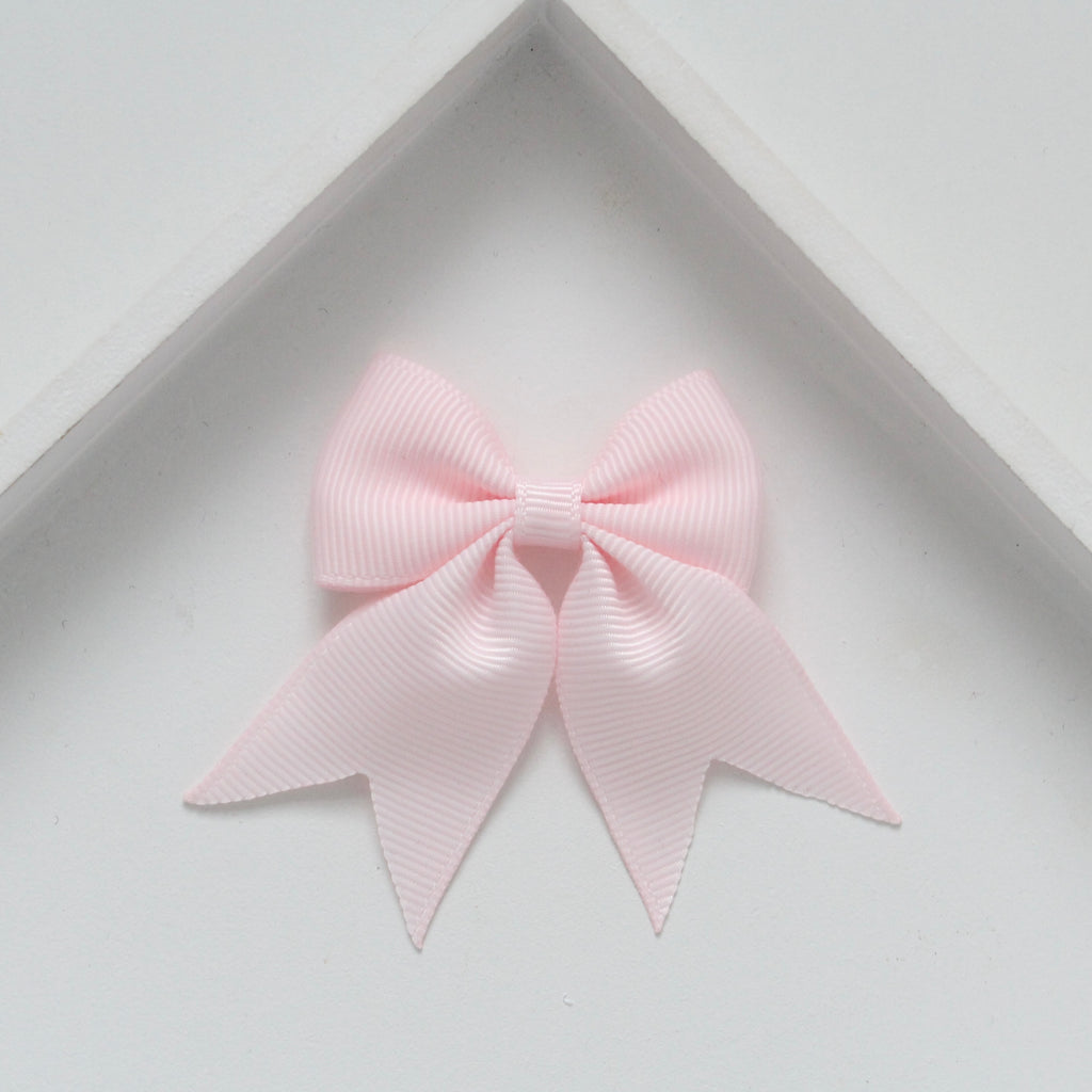 Personalised short tail pinch ribbon | 34 colours | Clip or bobble