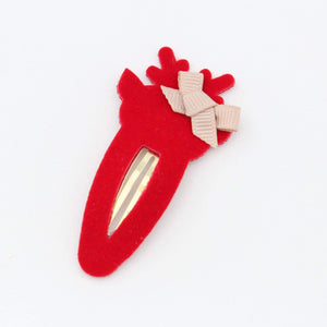 Christmas reindeer snappy clip