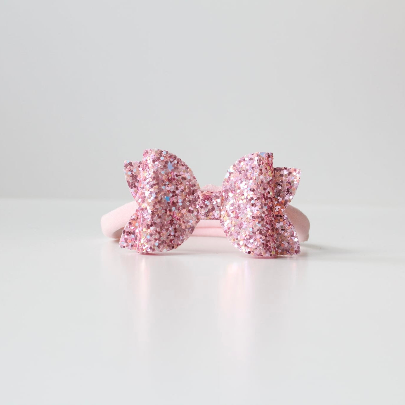 Medium deluxe glitter bows | 20 Colours | Clip or headband