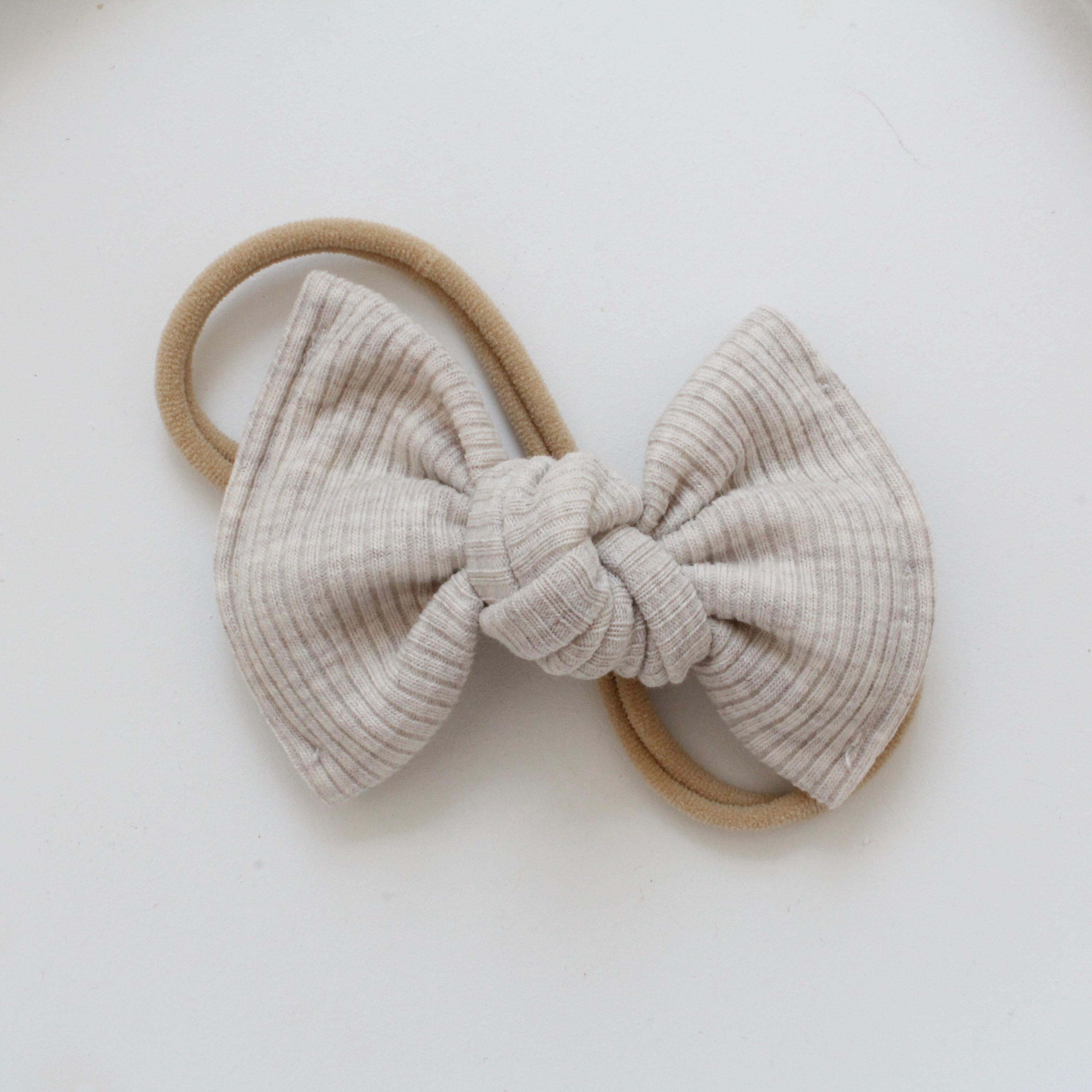 Large jersey ribbed knot bows | 20 Colours