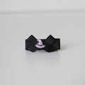 My first ribbon halloween bow clips