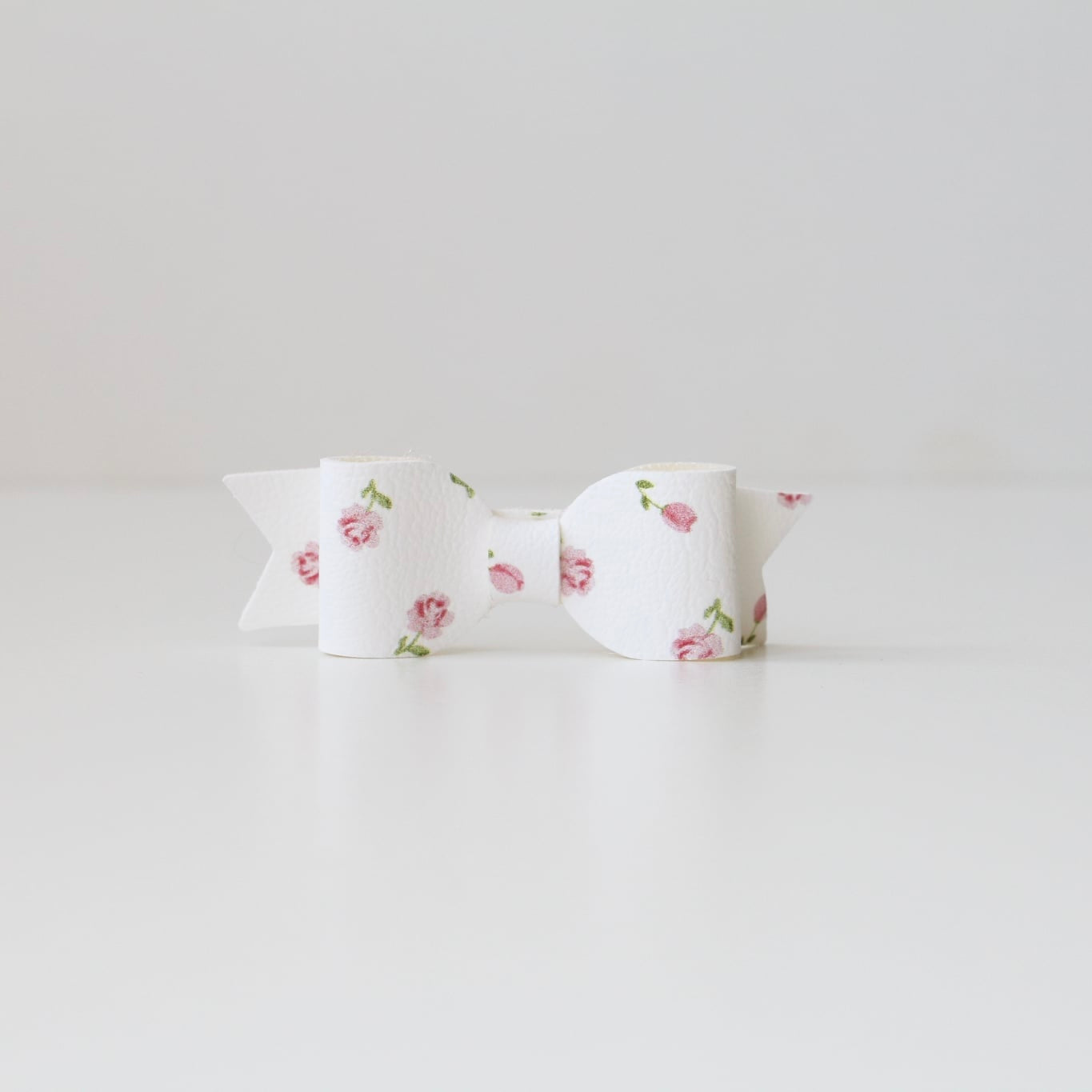 Pink floral rose small bows