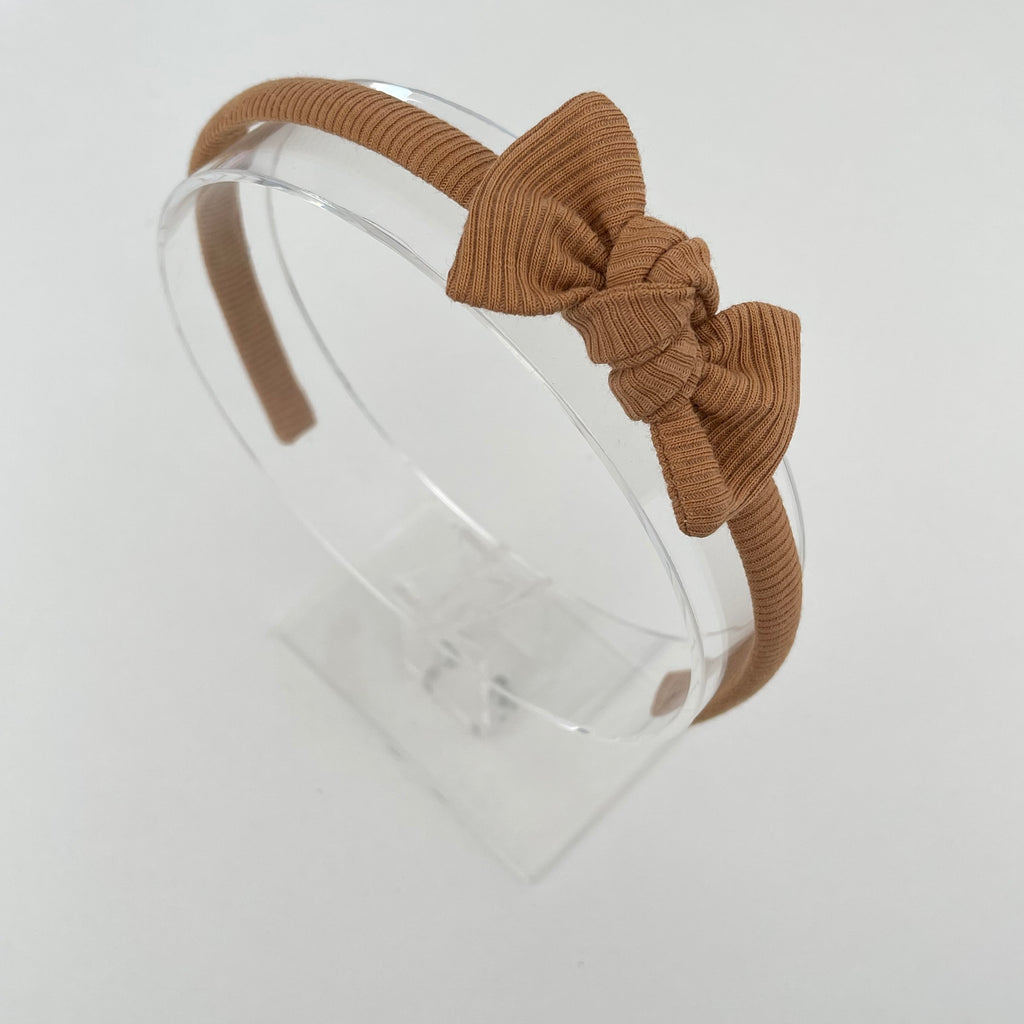 Ribbed knot Alice headband | 23 colours