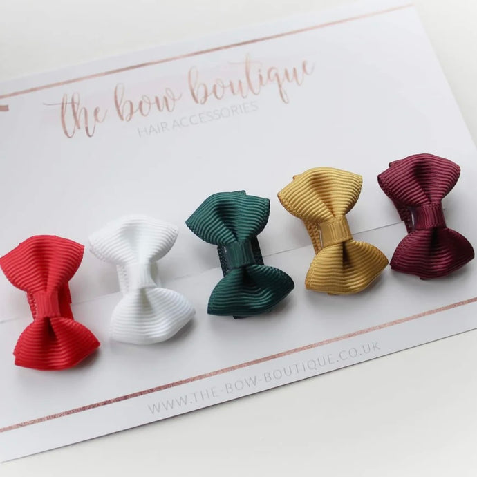 Festive mini pinch clip set
