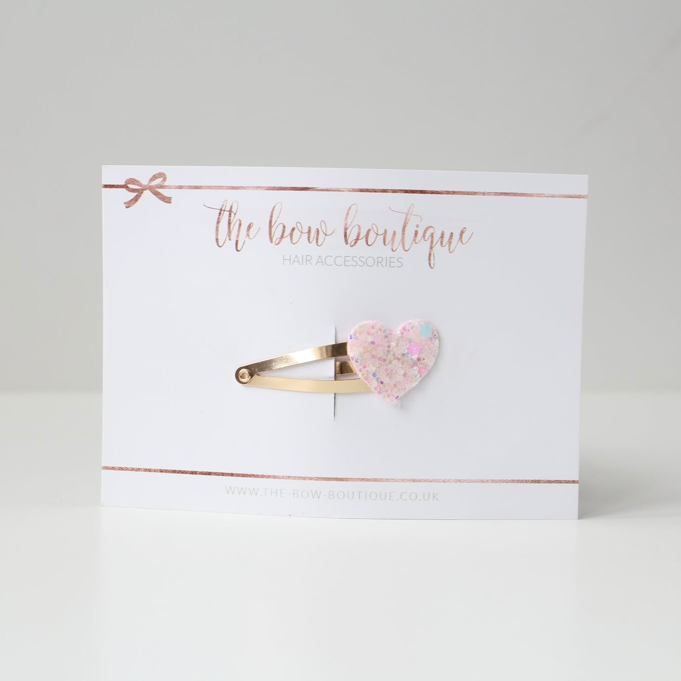 My first glitter heart snappy clip | 20 Colours