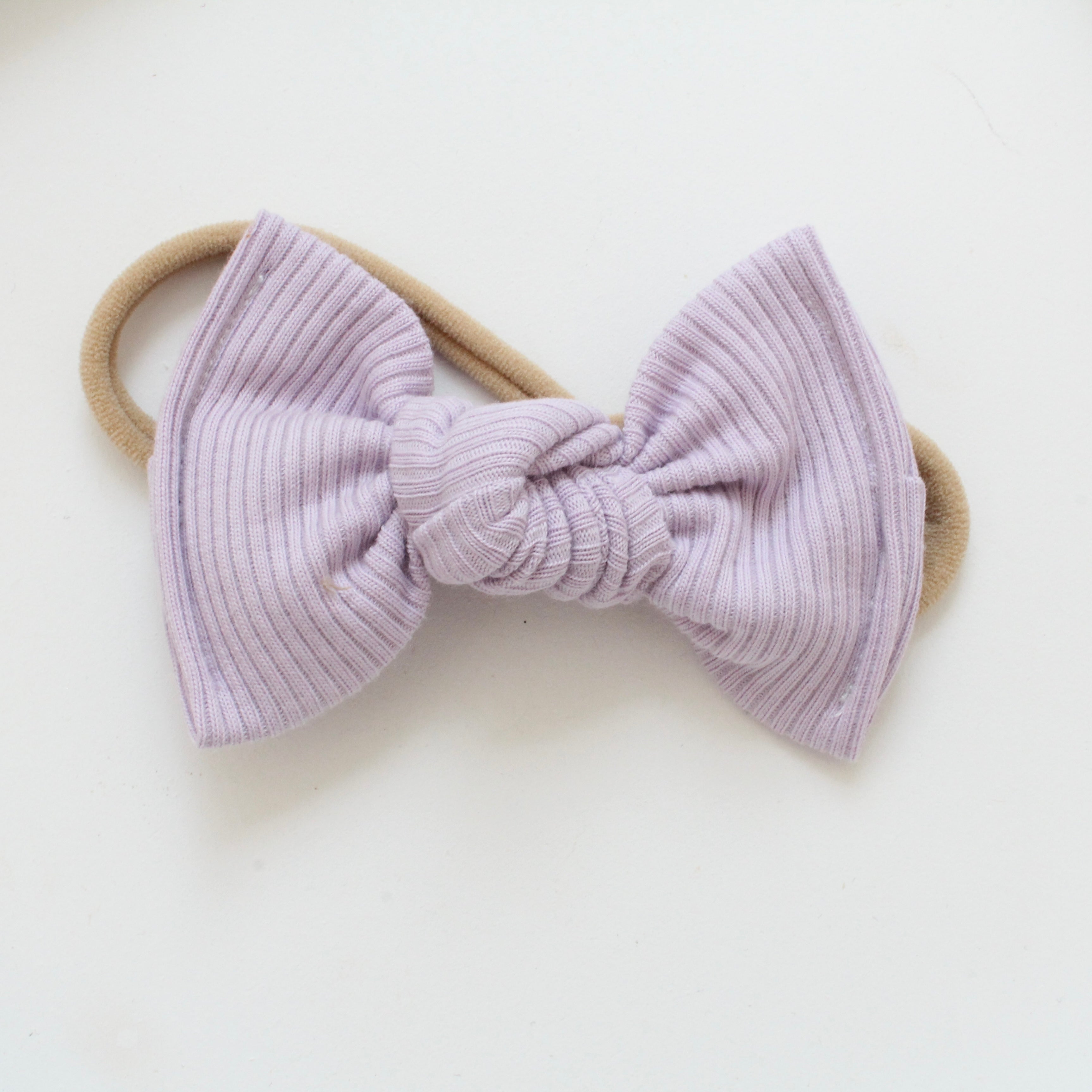 Large jersey ribbed knot bows | 20 Colours