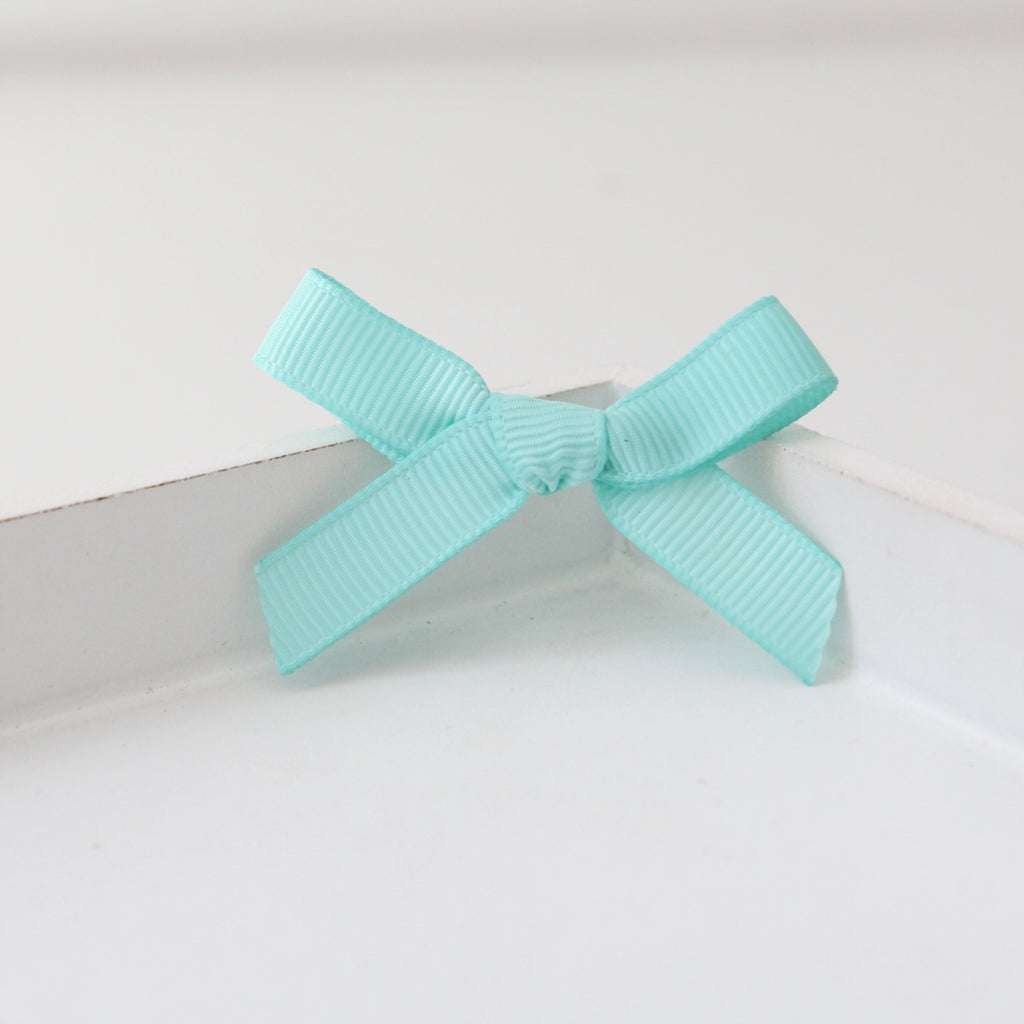 Hand tied ribbon bow clips | 41 Colours