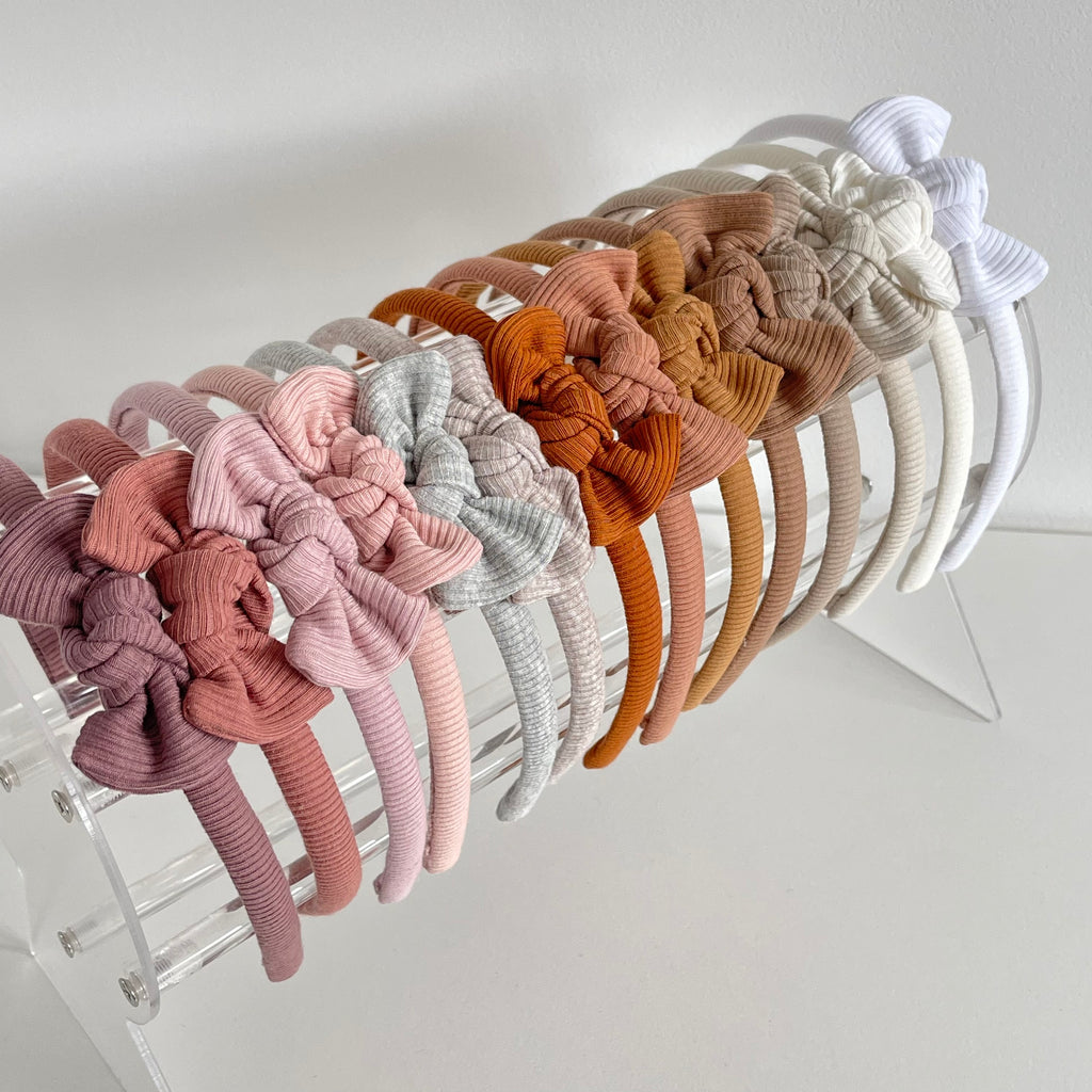 Ribbed knot Alice headband | 23 colours
