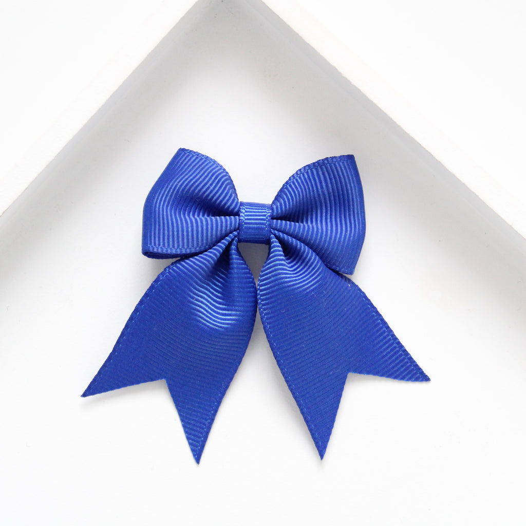 Personalised short tail pinch ribbon | 34 colours | Clip or bobble
