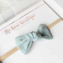Load image into Gallery viewer, Linen knot bows - 10 Colours