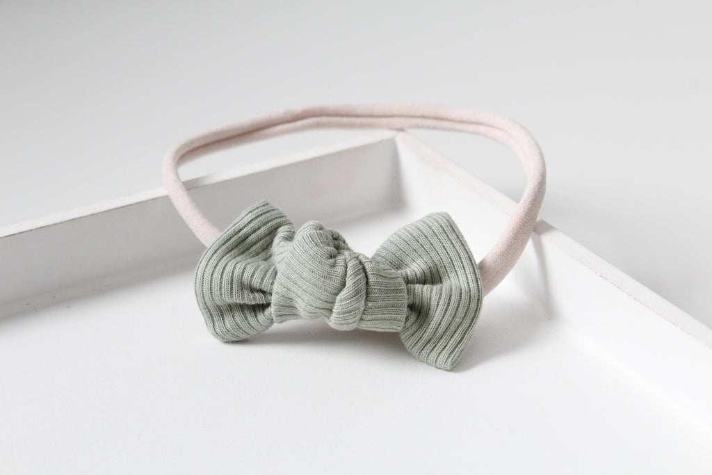 Jersey ribbed knot bows | 20 Colours