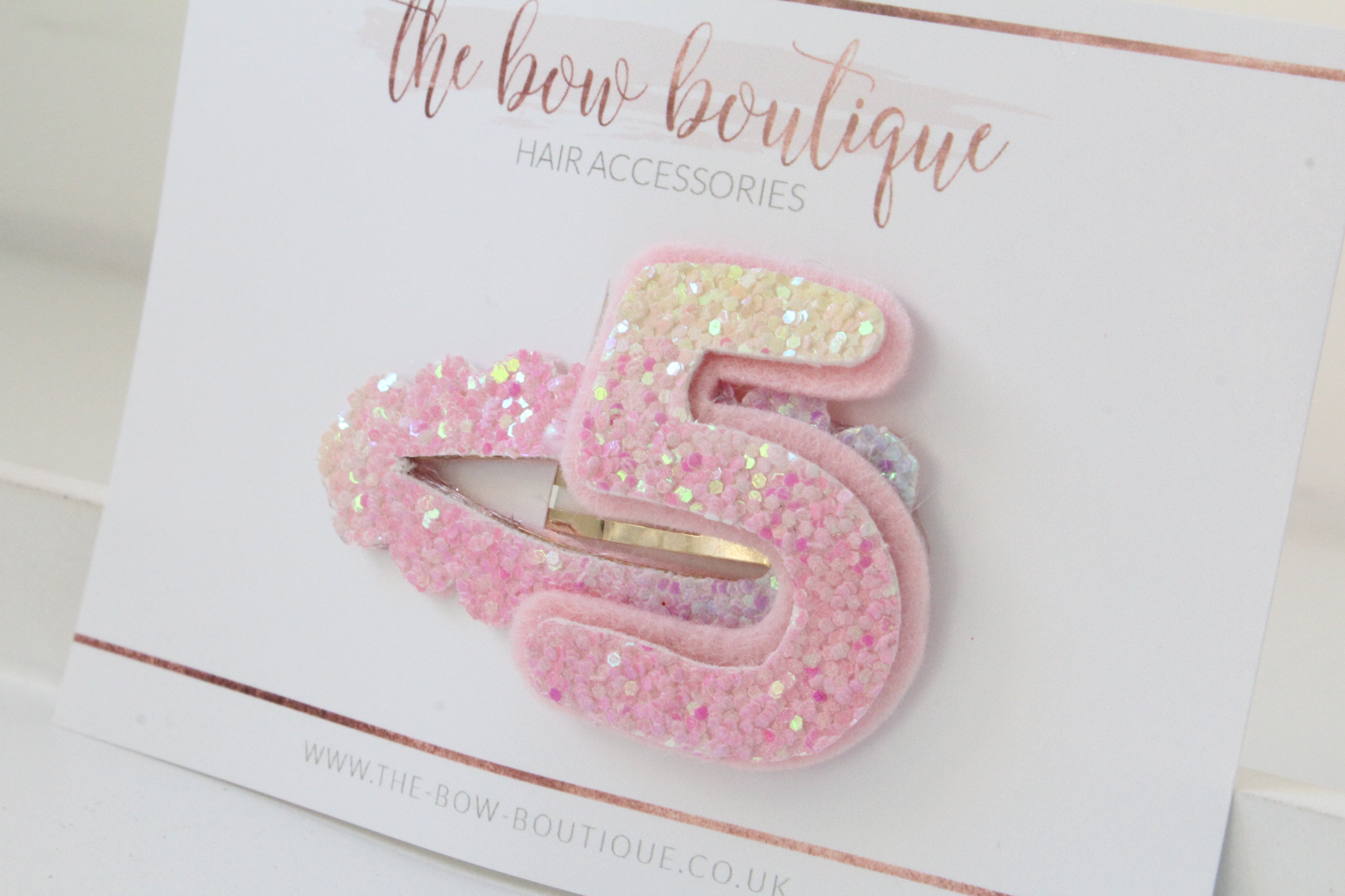 Birthday snappy clip | Pastel rainbow