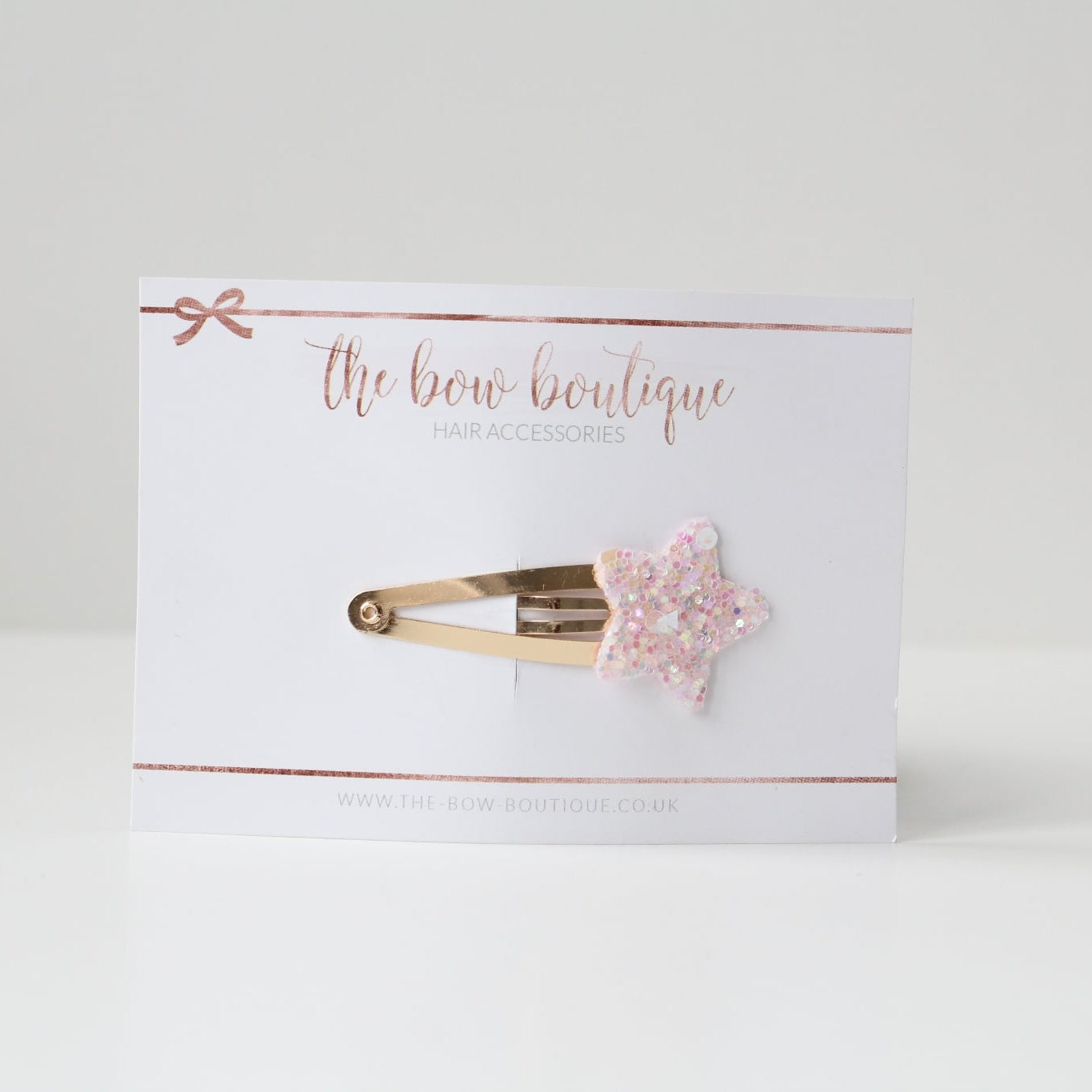 Glitter star snappy clips | 21 colours