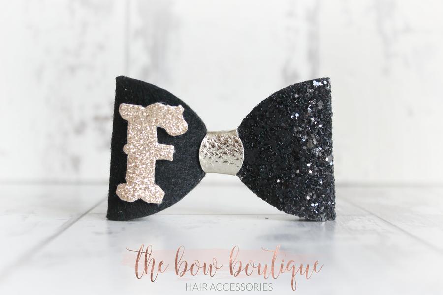 Personalised bows | 10 colours | Clip or headband