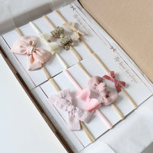 Load image into Gallery viewer, Vintage neutral headband set